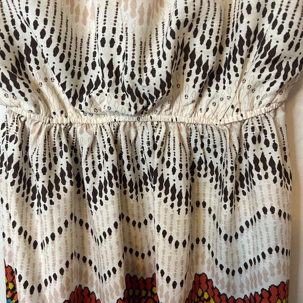 Bohemian Multicolored, Beaded, Three Pink Hearts brand dress size small - Picture 7 of 13